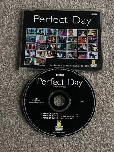 LOU REED & V/A Perfect Day 3 Track CD Single DAVID BOWIE ELTON JOHN BONO T JONES