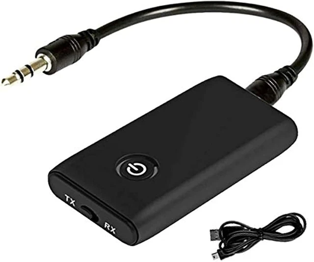 Adaptateur Bluetooth 5.0 Lerkely - Émetteur Et Récepteur 2 En 1 Pour TV, Casque, Enceinte | Jack 3,5mm, USB
