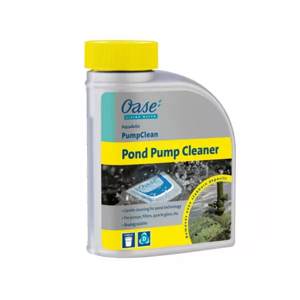 Oase AquaActiv PumpClean 500ml Biodegradable Pond Pump Cleaner Limescale Remover