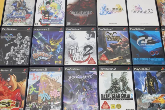 Lot of 7 PS2 Games Japan Imports US Seller