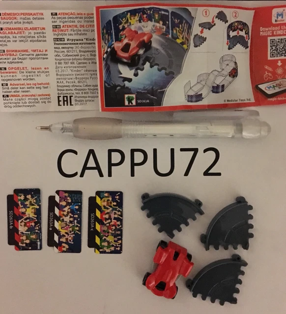 Auto Rouge + Bpz SD263A ( Eac 03.2017 ) ( Sur Piste) Sindy -kinder 2017/2018