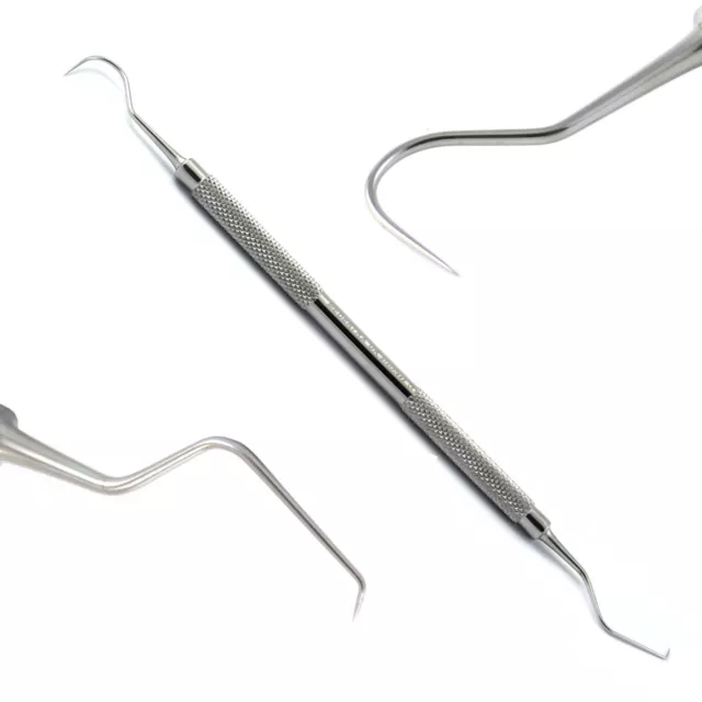 Endodontic Probe Explorer 23/17A pointe tranchante tartre et dissolvant de plaque hygiène CE 3