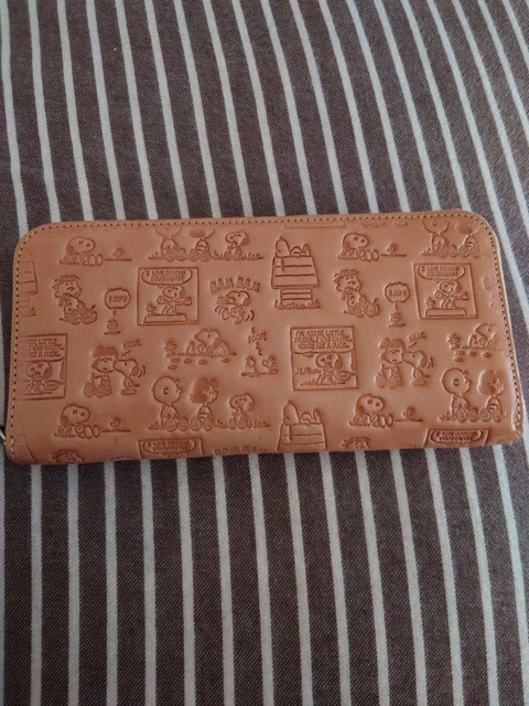Snoopy Stamp Long Wallet