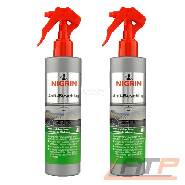 2x 300ml NIGRIN ANTIAPPANNAMENTO A POMPA SPRAY ANTIAPPANNAMENTO SIGILLANTE