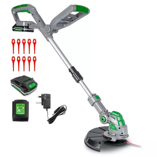 GRACIOUS GARDENS 18V Cordless Long Reach Electric Hedge Trimmer