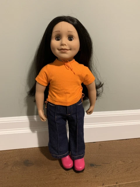 Maplelea 18" doll Alexi doll in her original pants and top