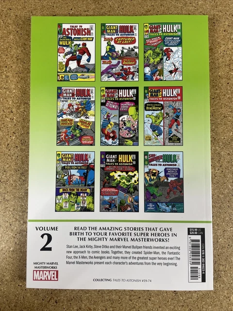 Incredible Hulk Mighty Marvel Masterworks Vol 2 Cho Cover Marvel TPB BC1 2