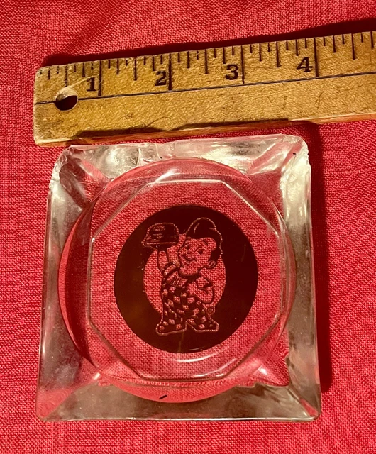 VINTAGE ASHTRAY BOB'S BIG BOY AMERICA'S FAVORITE HAMBURGER Shoneys Big