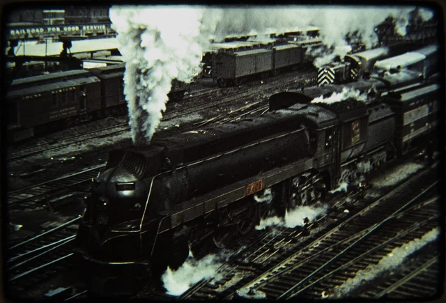 Duplicate Railroad Slide DSLD GTW 6405 Steam 4-8-4 Chicago IL