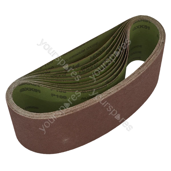 Sealey Sanding Belt 100 x 610mm 100Grit - Pack of 10