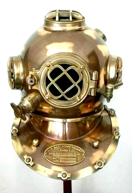 Casco da immersione ~ US Navy Mark V Deep Sea Marine Divers Casco da...