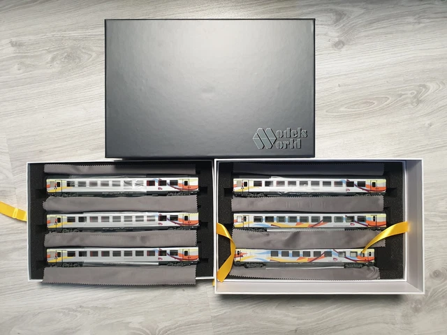 Set de 2 voitures Postales UIC -LS Models 40447- jaune/blanche, toit