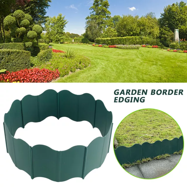 Lawn Garden Grass Landscaping Edging Picket Flower Bed Border Patio Plant Fence✟