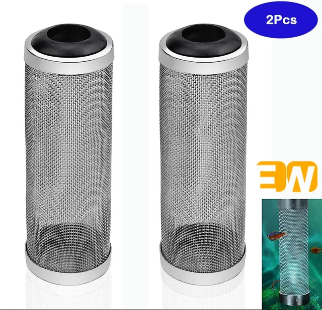 Aquarium Steel Mesh Filter Fish Inlet Protect Inflow Shrimp Guard Isolation Nets