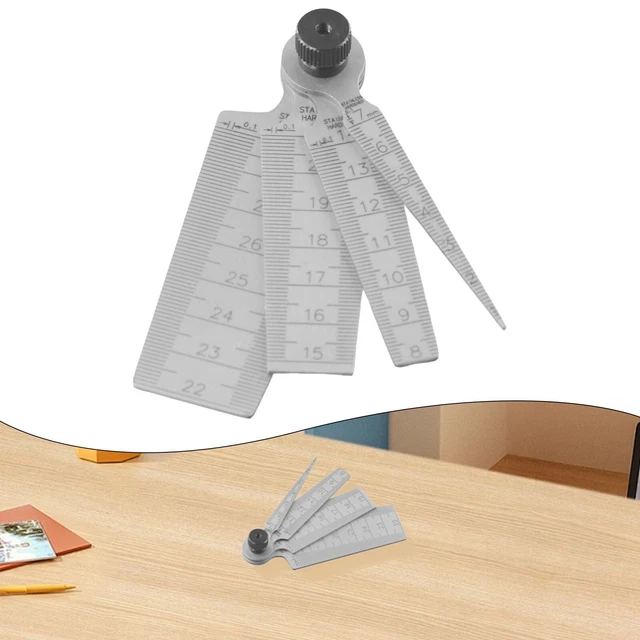 1 Pc Aluminium Longueur Réglable Couture Jauge Boutonnière Jauge Bouton Espace Guide Matelassage Espace égal Diviseur Bouton Couture Outil