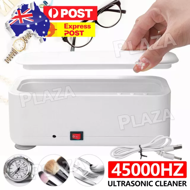 Ultrasonic Cleaner Sonic Wave Tank Glasses Watch Jewellery Cleaning Machine NEW