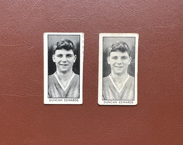 X2 1957 DC Thomson Adventure - Fußballstars - DUNCAN EDWARDS #25!