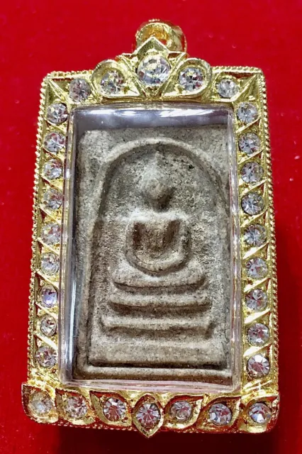 Thai Buddha Old Phra Amulet Somdej Lp Toh Wat Rakang Magic Talisman Charm K191