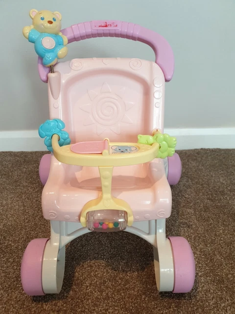 FISHER PRICE MUSICAL My First Pram Walker Toddler Baby Dolls Pram