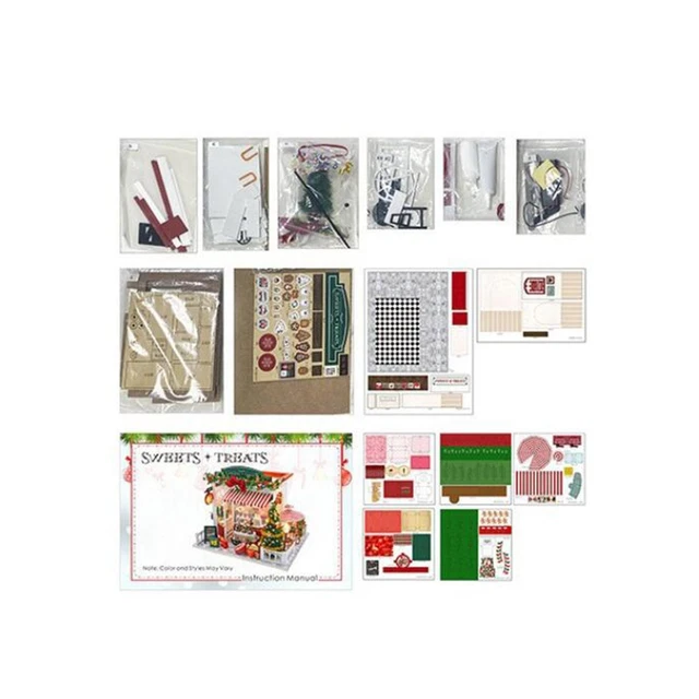 DIY MINIATURE DOLLHOUSE Kits,Handmade Doll House,Home Decor,Creative