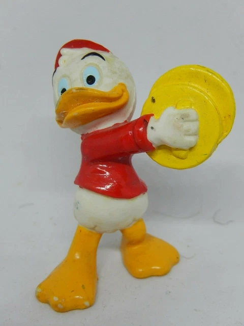 Figurine Ancienne En Bois Donald Et Picsou – Vintage Disney 1960, Collection