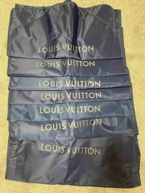Set of 7- Louis Vuitton Garment Bags Suit cover- Perfect for Storage and Travel