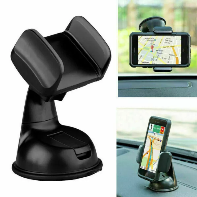 Mini supporto ventosa 360° auto automobile parabrezza cruscotto smartphone FHR4