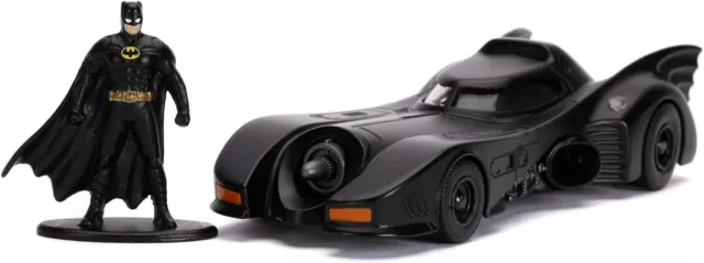 Batmobile e Batman 1989 Scala 1:32 Jada DC Die Cast Modellino Originale