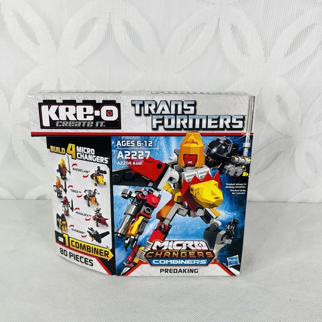 Transformers Kre-o Kreo Micro Changers Combiners Decepticon Predaking Hasbro