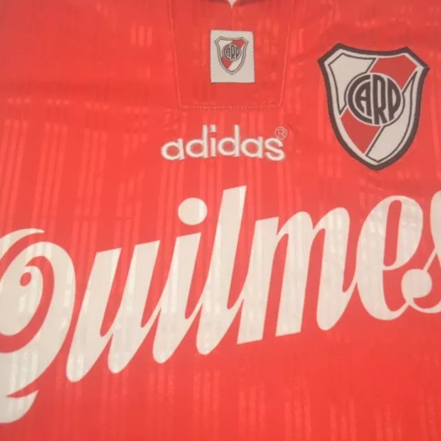 River Plate 1996 Quilmes Retro Adidas Soccer Jersey 3