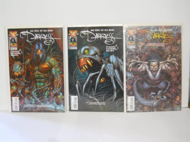 Lot of 3 Comic Books The Darkness Top Cow Image Comics 12, 13, 14 Lot#15