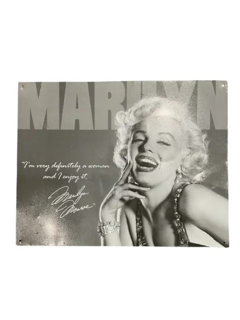 Marilyn Monroe Metal Wall Sign