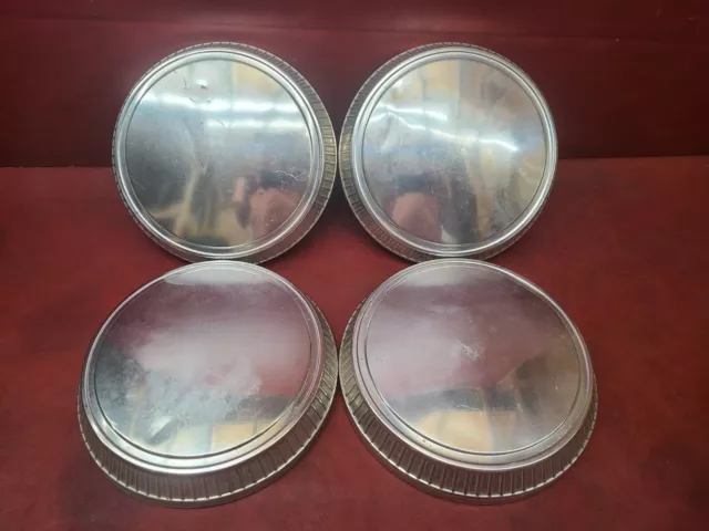 1970-1980 Ford Mercury Poverty Dog Dish 9.5" Wheel Cover Hubcaps SET OF 4