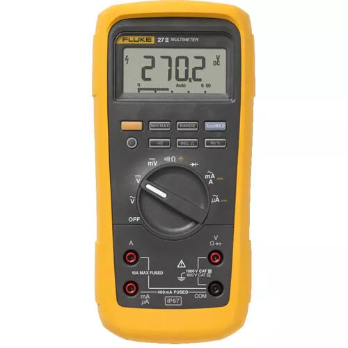 Fluke 27II Rugged IP 67 Average Responding Multimeter