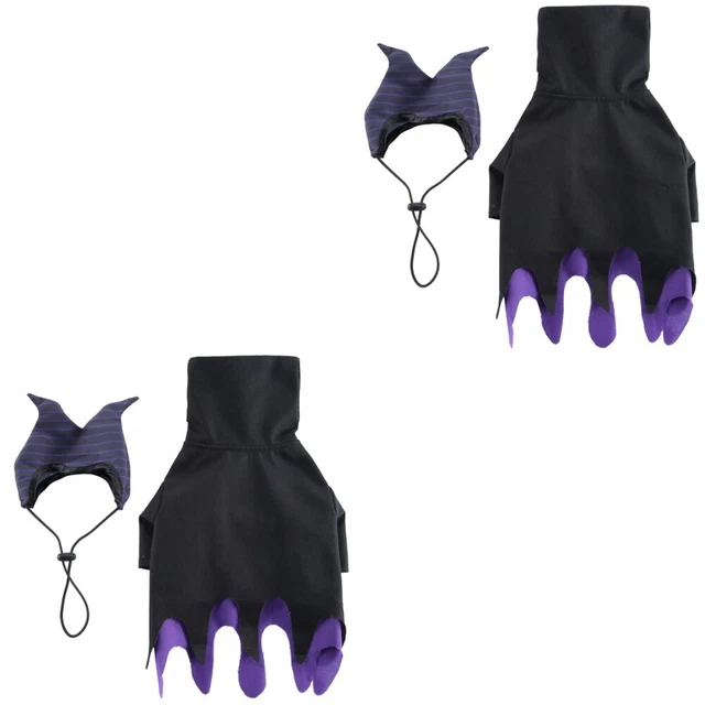 2 Sets Vêtements Drôles Pour Animaux De Compagnie Polyester Déguisement Animal