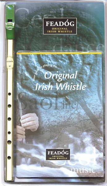 Feadog Double Pack Irish Whistle and Instruction Book NEW 014011146