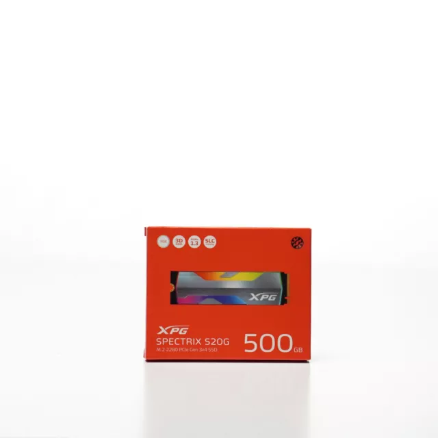 XPG Spectrix S20G 500 GB, unidad interna de estado sólido (SSD), plateada, RGB M.2