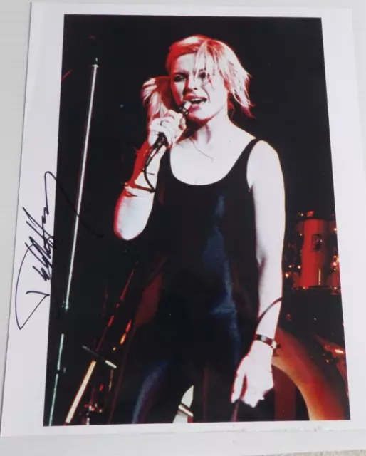 Debbie Harry Blondie, Autographed 10 X 8 Photograph.