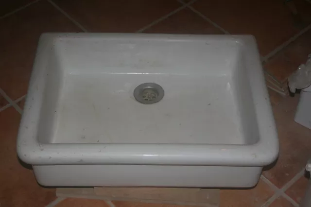 altes schweres waschbecken von 1949, Gewicht 28,6 kg,B xT xH  60 x 43 x 15 cm