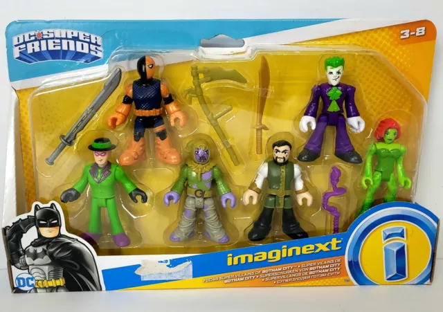 Imaginext DC Legends Of Batman Villains Of Gotham City 6 Figure Pack - Neu Ovp