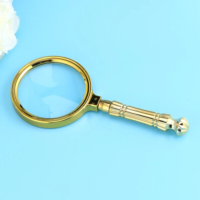 MIJOMA Loupe D'exploration Pour Enfants – Petit Chercheur En Herbe, Loupe Légère Anti-insectes, 16 X 6 X 1 Cm, Diamètre 3,5 Cm, Cadeau Idéal (papillon Violet)