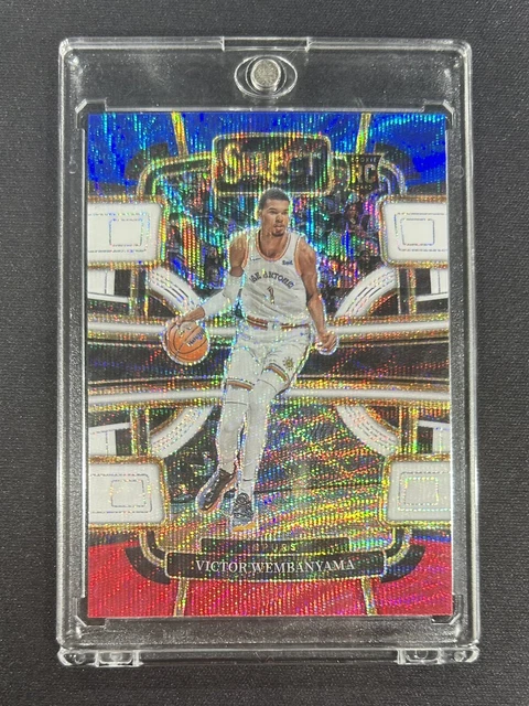 2023-24 Panini Select Blue #87 Victor Wembanyama Rookie Card