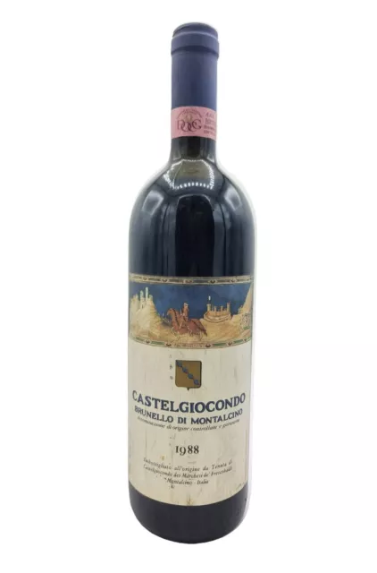 Bottiglia Brunello di Montalcino Castelgiocondo Frescobaldi Annata 1988