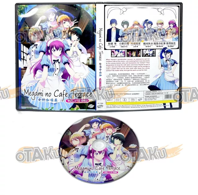 Megami no Cafe Terrace (VOL.1 - 12 End) ~ All Region ~ Brand New & Seal ~  DVD ~
