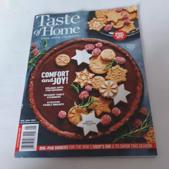 NEWLY RELEASED 2022/2023 Taste Of Home Magazine December/January Issue