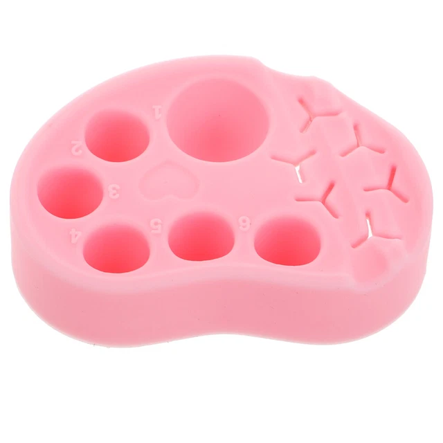 2 PZ TAVOLETTA circolare gel unghie tavolozza trucco nail art tavolozza colori pittura EUR 7,74