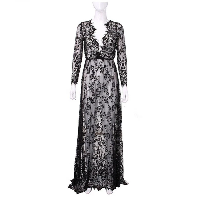 robe de mariée en dentelle Robe Transparente Fourreau Robes Robes Moulantes