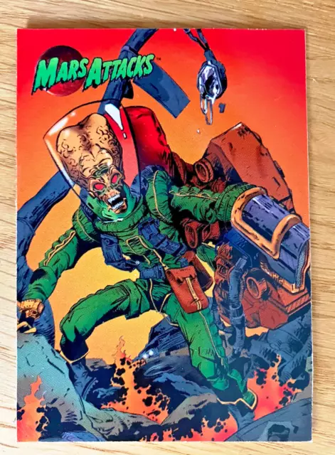 RARE UNBRANDED MISPRINT Mars Attacks Archives Promo Card - Topps 1994