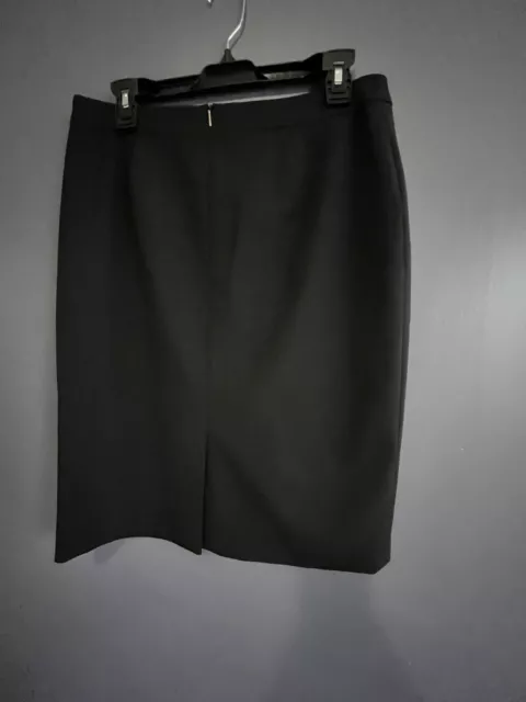 BOSS by HUGO BOSS Black Women’s Pencil Skirt  In Virgin Wool Size 8 3