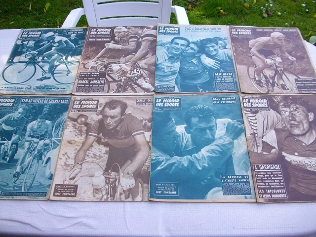 30/07/54 miroir sprint n°MIROIR DU TOUR DE FRANCE 1954 BOBET